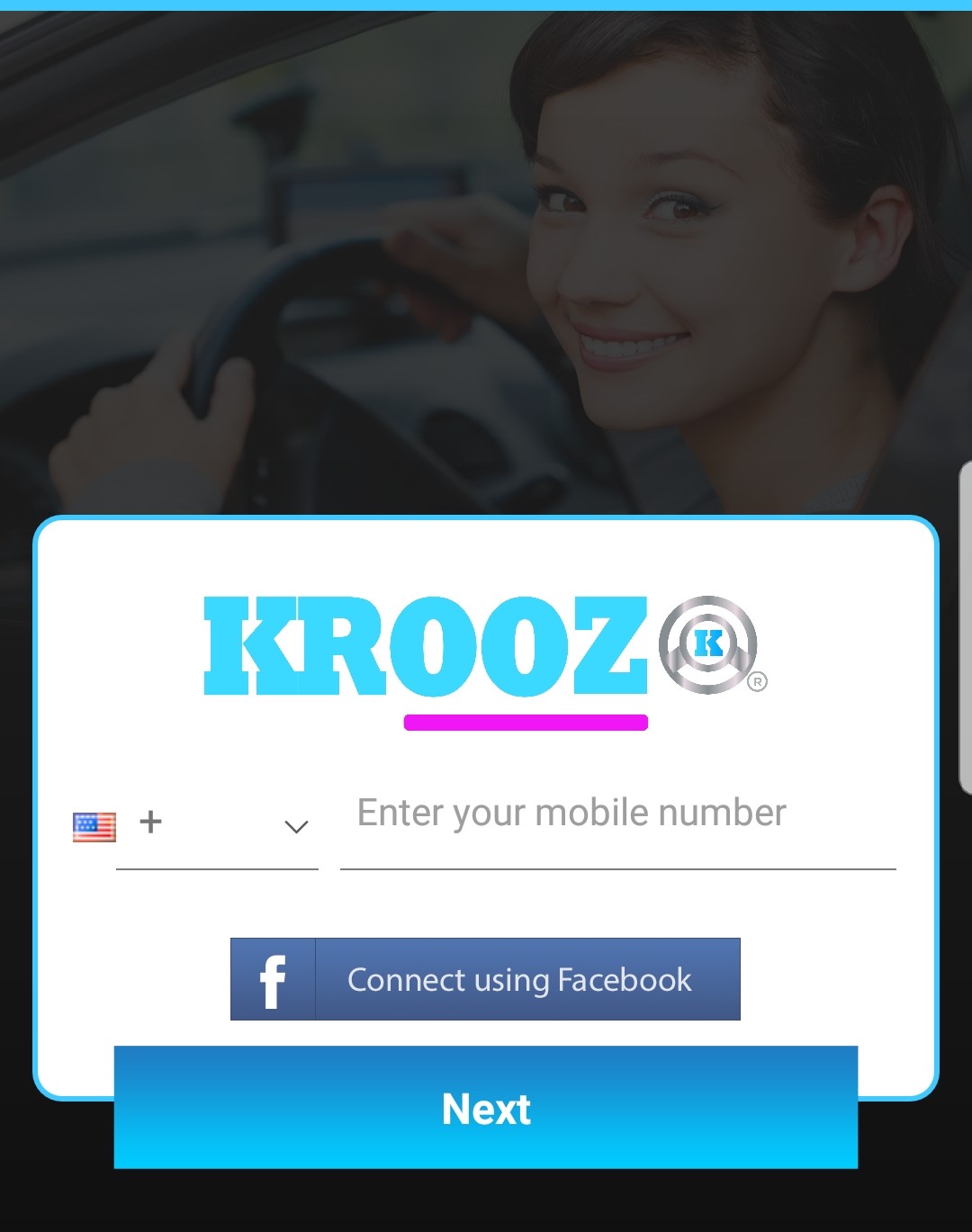 Krooz Customer App Login